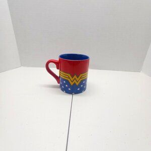 Wonder Woman Ceramic Coffee Mug Silver Buffalo DC Comics 14oz